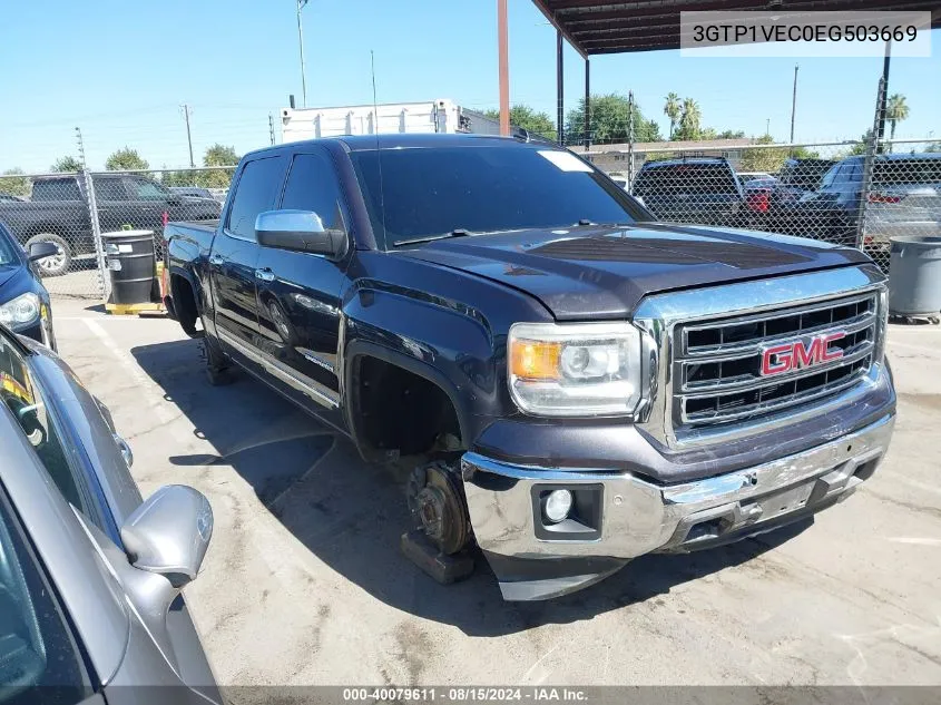 2014 GMC Sierra 1500 Slt VIN: 3GTP1VEC0EG503669 Lot: 40079611