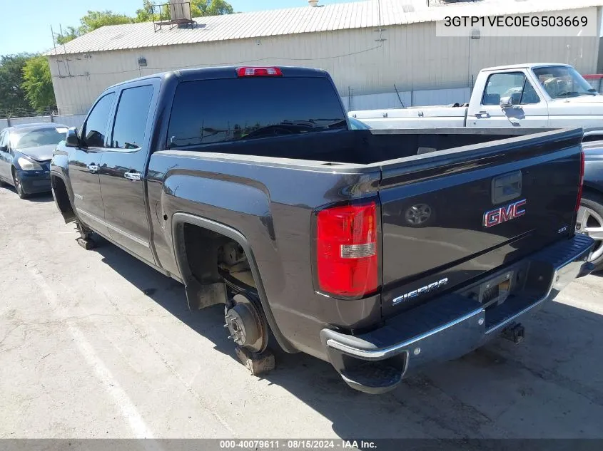 2014 GMC Sierra 1500 Slt VIN: 3GTP1VEC0EG503669 Lot: 40079611