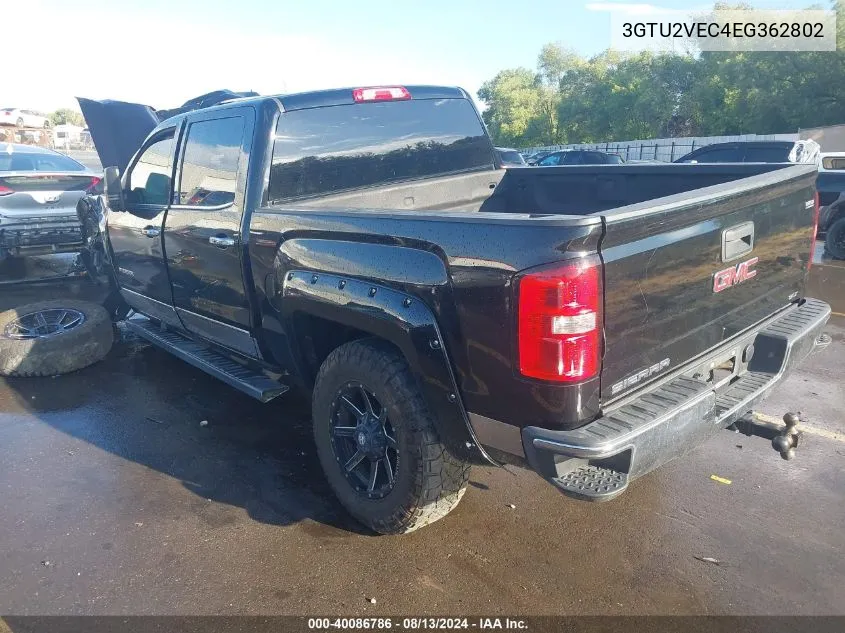 3GTU2VEC4EG362802 2014 GMC Sierra 1500 Slt