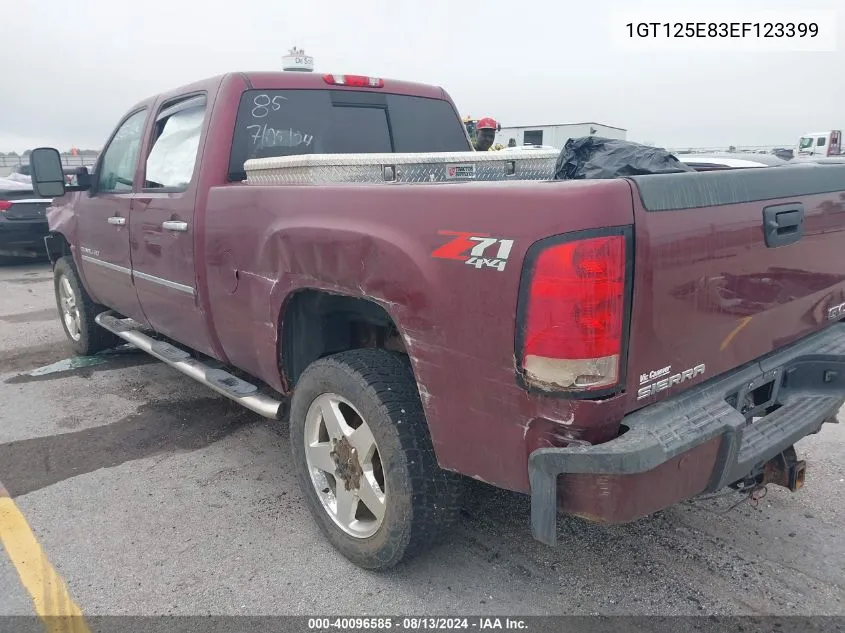 1GT125E83EF123399 2014 GMC Sierra 2500Hd Denali