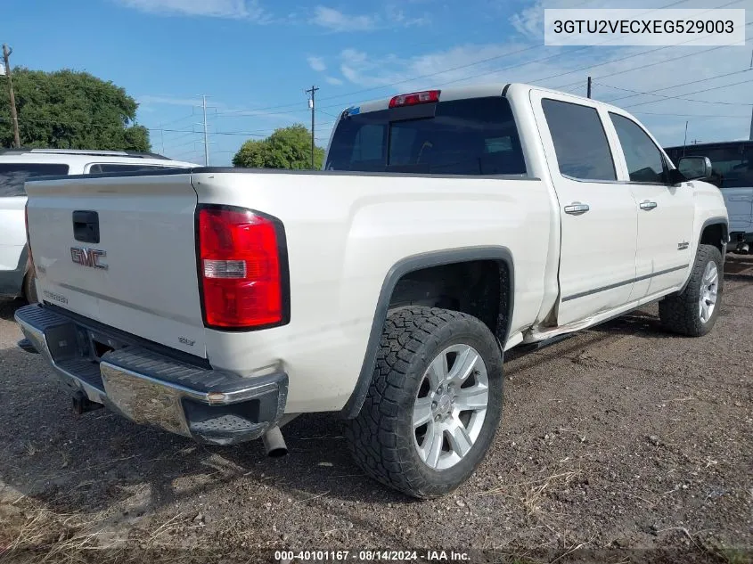 2014 GMC Sierra 1500 Slt VIN: 3GTU2VECXEG529003 Lot: 40101167