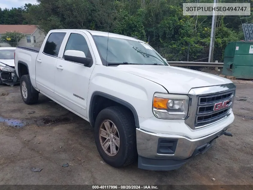 2014 GMC Sierra 1500 C1500 Sle VIN: 3GTP1UEH5EG494747 Lot: 40117996