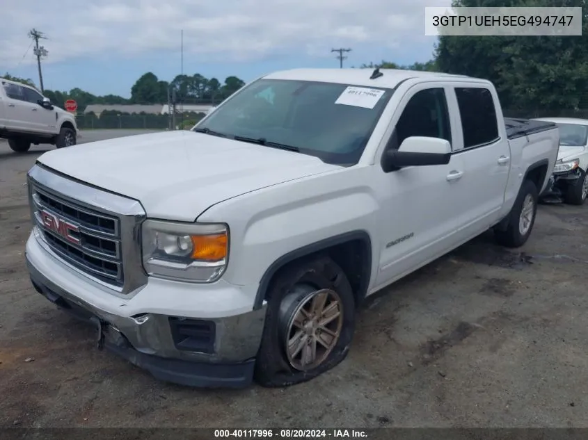 2014 GMC Sierra 1500 C1500 Sle VIN: 3GTP1UEH5EG494747 Lot: 40117996