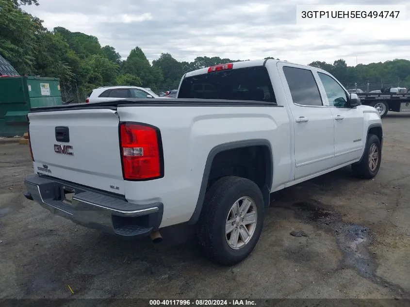 2014 GMC Sierra 1500 C1500 Sle VIN: 3GTP1UEH5EG494747 Lot: 40117996