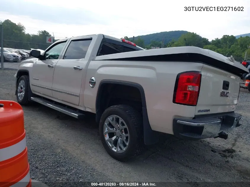 2014 GMC Sierra 1500 Slt VIN: 3GTU2VEC1EG271602 Lot: 40120283