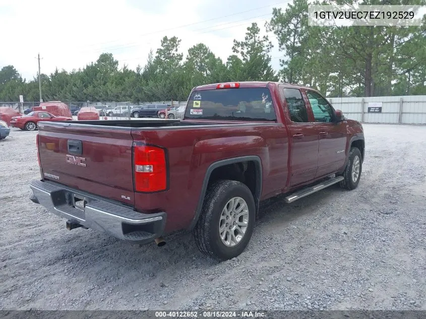 1GTV2UEC7EZ192529 2014 GMC Sierra 1500 Sle