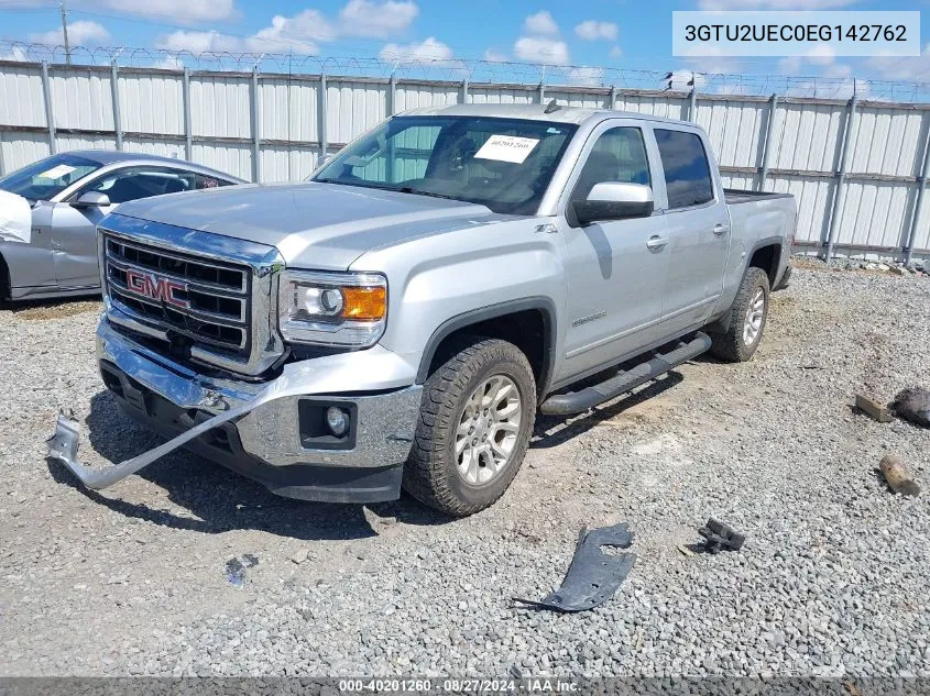 2014 GMC Sierra 1500 Sle VIN: 3GTU2UEC0EG142762 Lot: 40201260