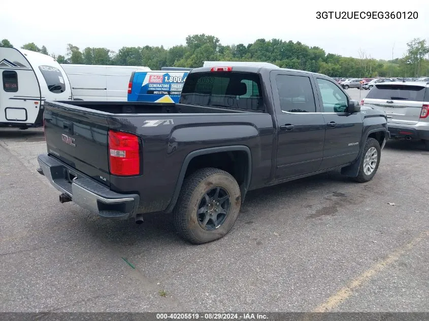 2014 GMC Sierra 1500 Sle VIN: 3GTU2UEC9EG360120 Lot: 40205519