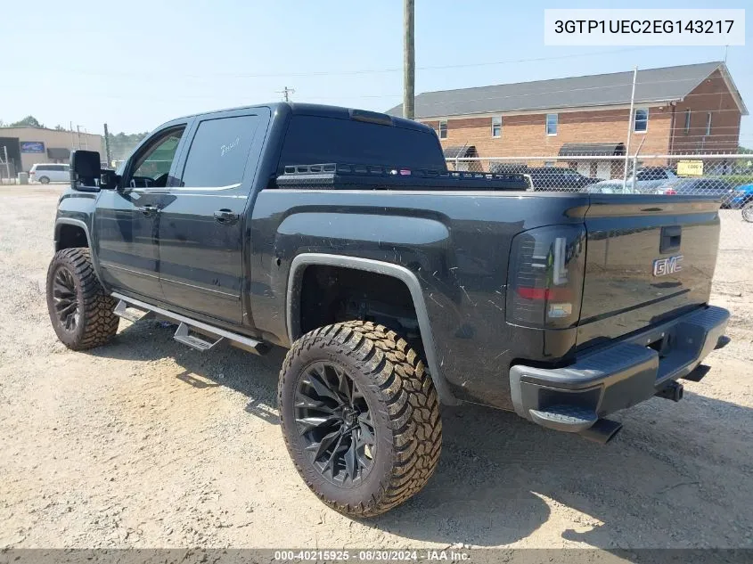 2014 GMC Sierra 1500 Sle VIN: 3GTP1UEC2EG143217 Lot: 40215925