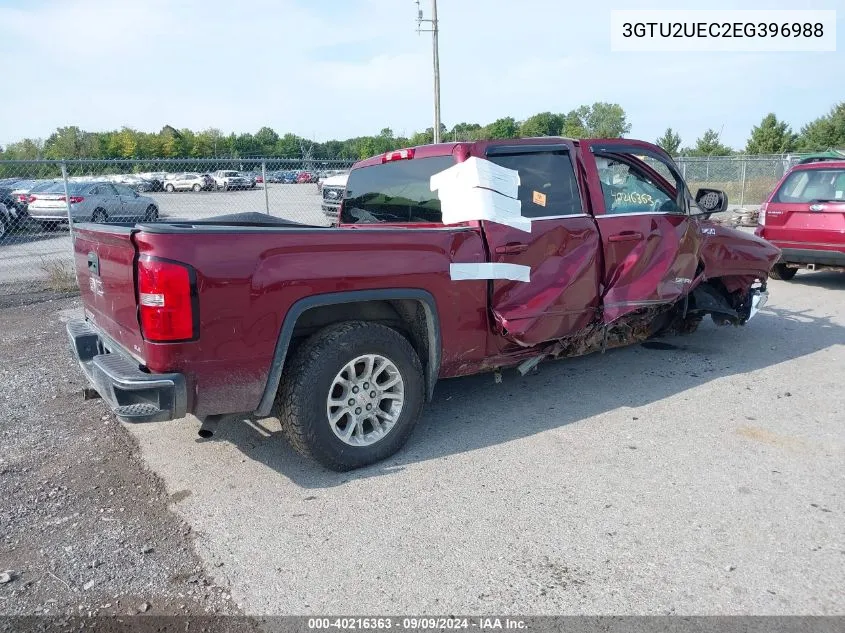 2014 GMC Sierra 1500 Sle VIN: 3GTU2UEC2EG396988 Lot: 40216363