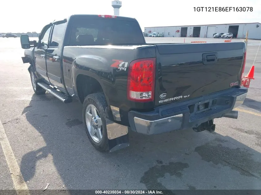 2014 GMC Sierra 2500Hd Slt VIN: 1GT121E86EF163078 Lot: 40235034