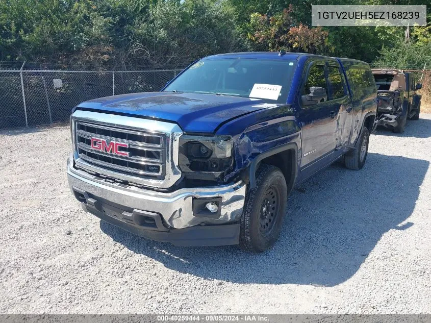 2014 GMC Sierra 1500 Sle VIN: 1GTV2UEH5EZ168239 Lot: 40259444