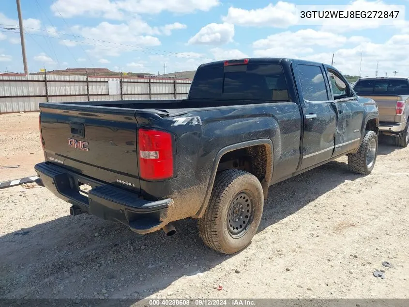 2014 GMC Sierra K1500 Denali VIN: 3GTU2WEJ8EG272847 Lot: 40288608