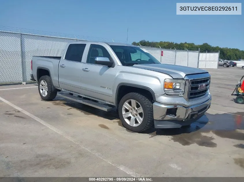 2014 GMC Sierra 1500 Slt VIN: 3GTU2VEC8EG292611 Lot: 40292795