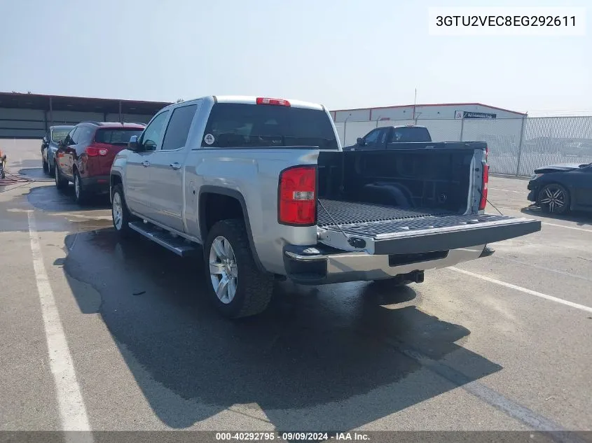 2014 GMC Sierra 1500 Slt VIN: 3GTU2VEC8EG292611 Lot: 40292795