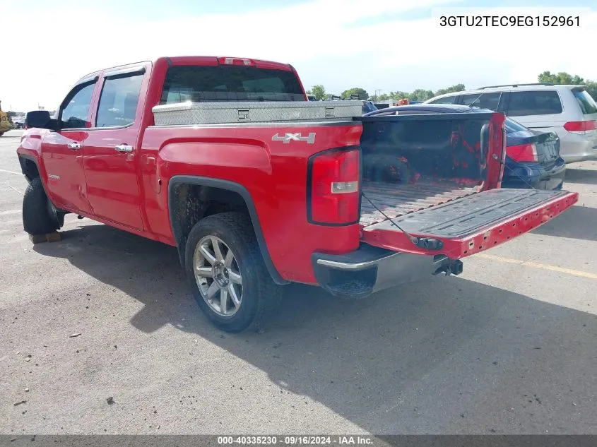 2014 GMC Sierra 1500 VIN: 3GTU2TEC9EG152961 Lot: 40335230