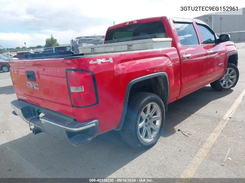 2014 GMC Sierra 1500 VIN: 3GTU2TEC9EG152961 Lot: 40335230