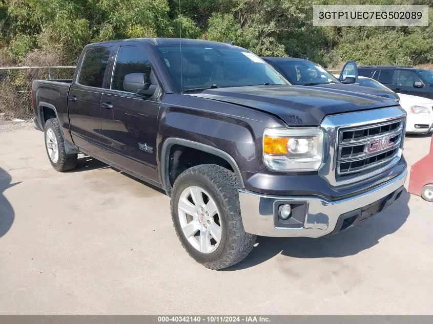 2014 GMC Sierra 1500 Sle VIN: 3GTP1UEC7EG502089 Lot: 40342140