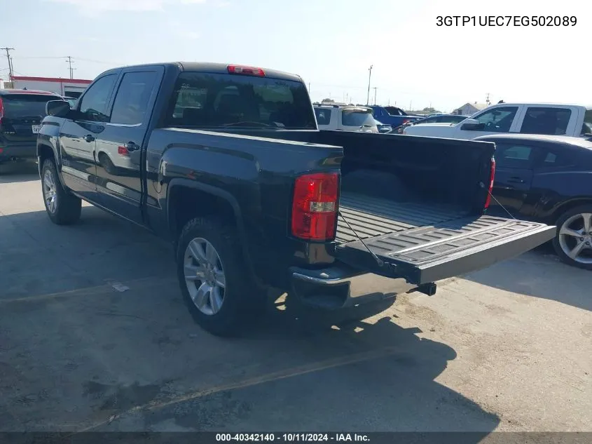 2014 GMC Sierra 1500 Sle VIN: 3GTP1UEC7EG502089 Lot: 40342140