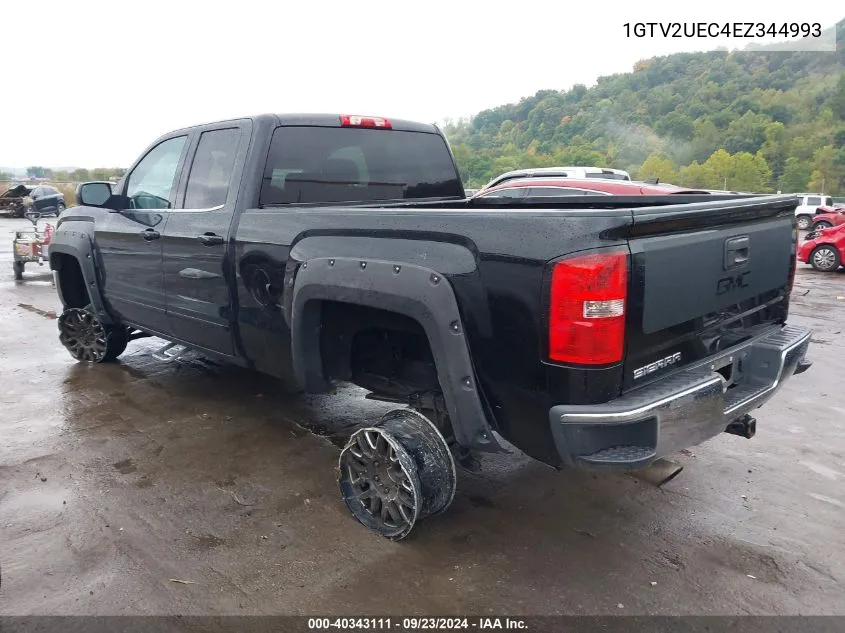 1GTV2UEC4EZ344993 2014 GMC Sierra 1500 Sle