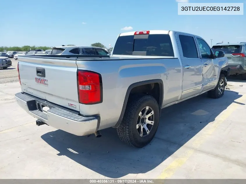 2014 GMC Sierra 1500 Sle VIN: 3GTU2UEC0EG142728 Lot: 40356131