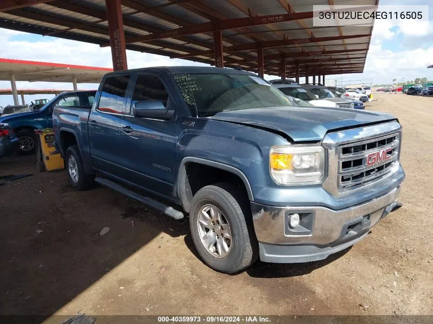 2014 GMC Sierra 1500 Sle VIN: 3GTU2UEC4EG116505 Lot: 40359973