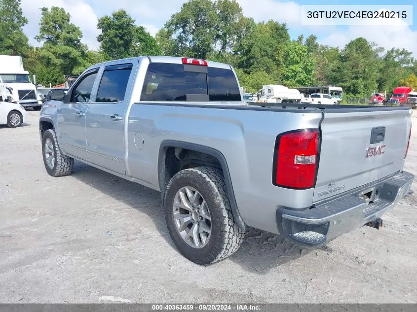 3GTU2VEC4EG240215 2014 GMC Sierra 1500 Slt