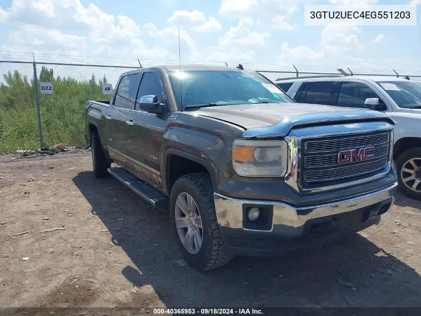 2014 GMC Sierra 1500 Sle VIN: 3GTU2UEC4EG551203 Lot: 40365953