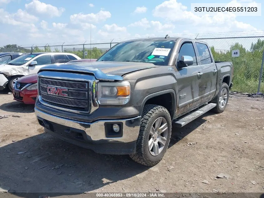 2014 GMC Sierra 1500 Sle VIN: 3GTU2UEC4EG551203 Lot: 40365953