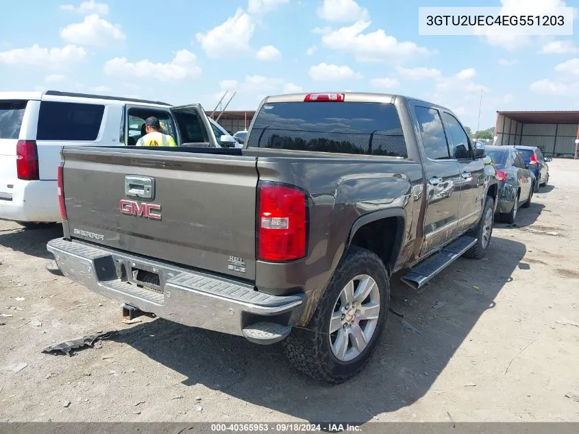 2014 GMC Sierra 1500 Sle VIN: 3GTU2UEC4EG551203 Lot: 40365953