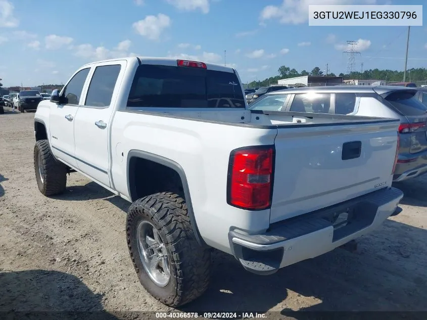 2014 GMC Sierra K1500 Denali VIN: 3GTU2WEJ1EG330796 Lot: 40366578