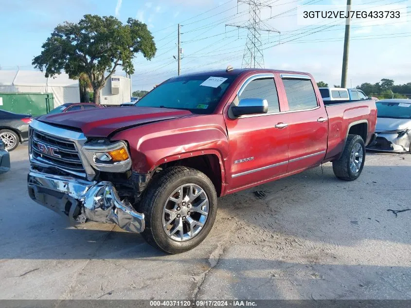 2014 GMC Sierra 1500 Slt VIN: 3GTU2VEJ7EG433733 Lot: 40371120