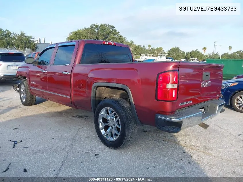 2014 GMC Sierra 1500 Slt VIN: 3GTU2VEJ7EG433733 Lot: 40371120