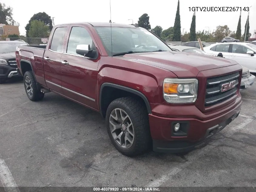 2014 GMC Sierra 1500 Sle VIN: 1GTV2UECXEZ267143 Lot: 40379920