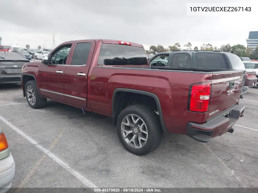 2014 GMC Sierra 1500 Sle VIN: 1GTV2UECXEZ267143 Lot: 40379920