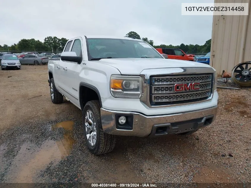 1GTV2VEC0EZ314458 2014 GMC Sierra 1500 Slt