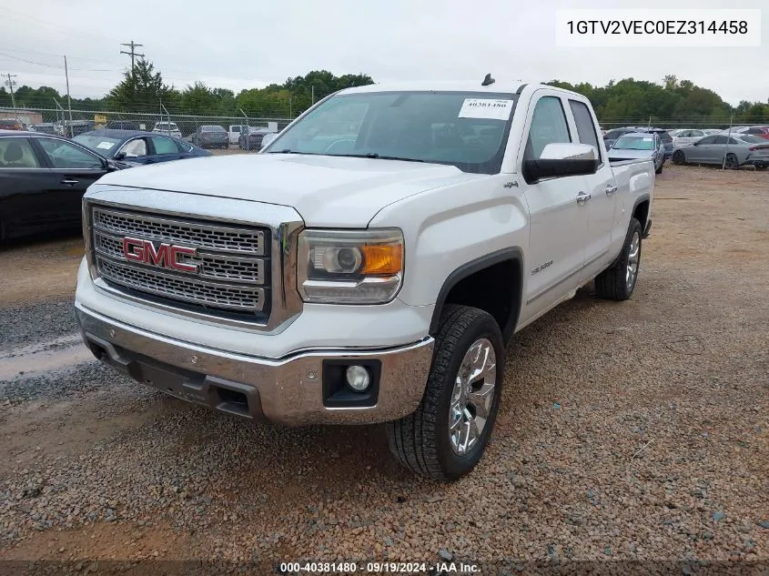 2014 GMC Sierra 1500 Slt VIN: 1GTV2VEC0EZ314458 Lot: 40381480