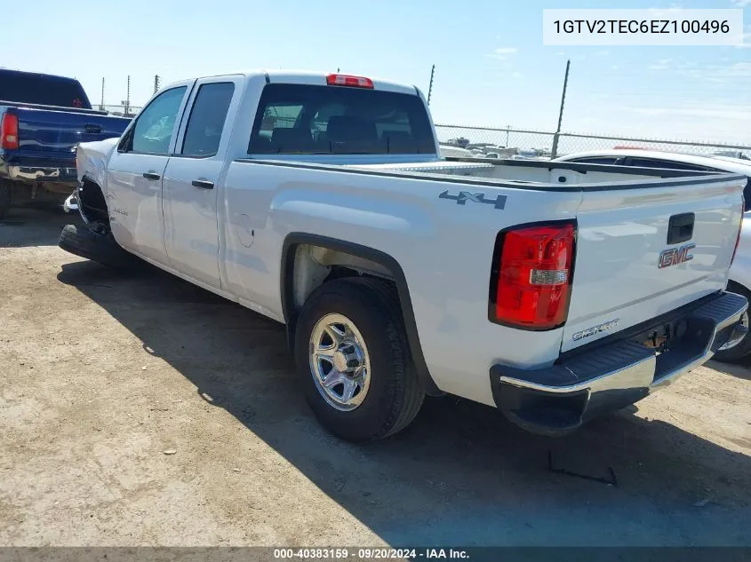 2014 GMC Sierra 1500 VIN: 1GTV2TEC6EZ100496 Lot: 40383159