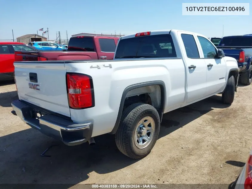 2014 GMC Sierra 1500 VIN: 1GTV2TEC6EZ100496 Lot: 40383159