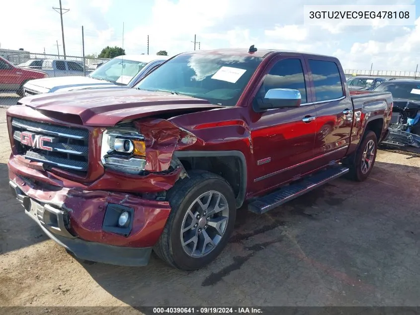 2014 GMC Sierra 1500 Slt VIN: 3GTU2VEC9EG478108 Lot: 40390641