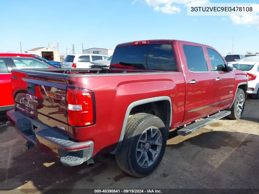 2014 GMC Sierra 1500 Slt VIN: 3GTU2VEC9EG478108 Lot: 40390641