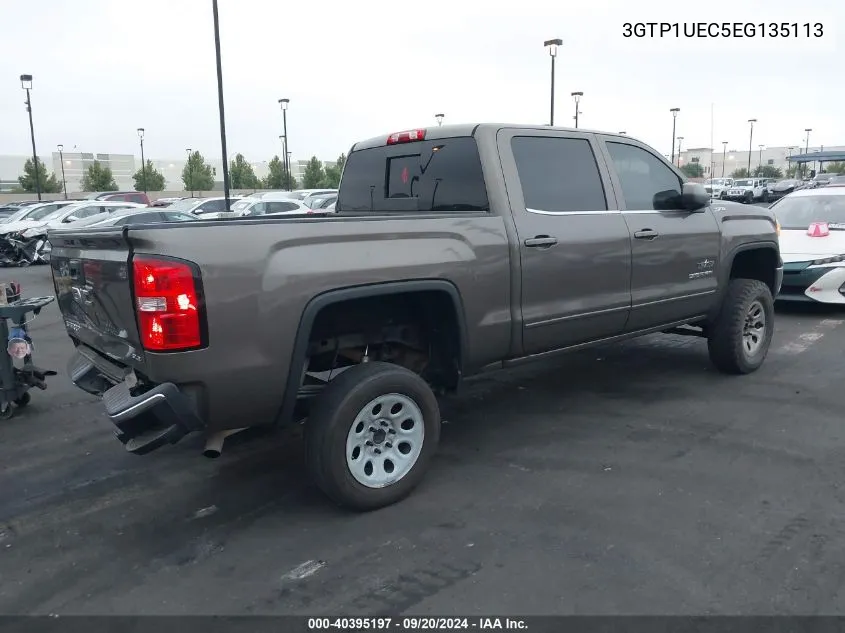 2014 GMC Sierra 1500 Sle VIN: 3GTP1UEC5EG135113 Lot: 40395197