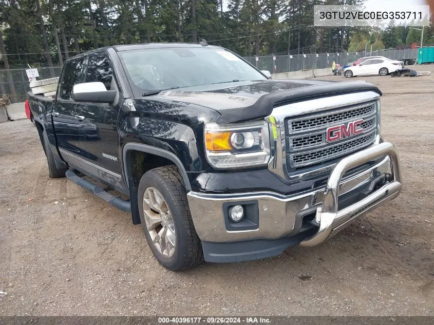 2014 GMC Sierra 1500 Slt VIN: 3GTU2VEC0EG353711 Lot: 40396177