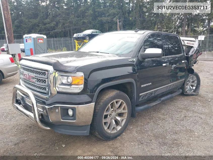 2014 GMC Sierra 1500 Slt VIN: 3GTU2VEC0EG353711 Lot: 40396177