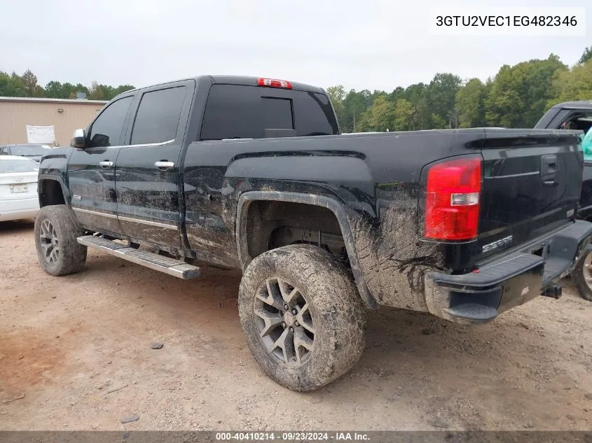 2014 GMC Sierra 1500 Slt VIN: 3GTU2VEC1EG482346 Lot: 40410214