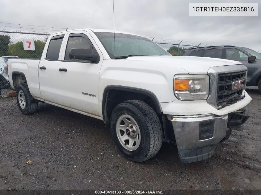 2014 GMC Sierra 1500 VIN: 1GTR1TEH0EZ335816 Lot: 40413133