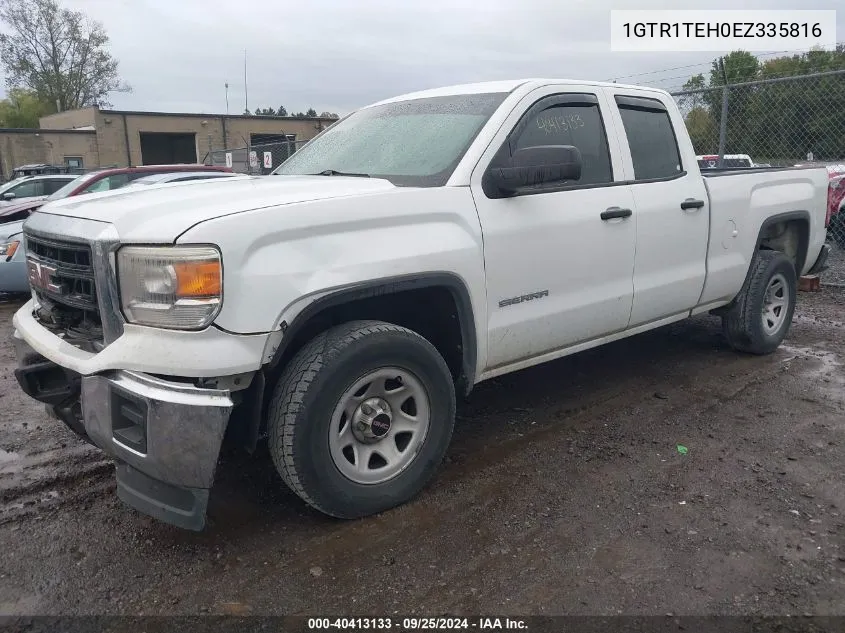 2014 GMC Sierra 1500 VIN: 1GTR1TEH0EZ335816 Lot: 40413133