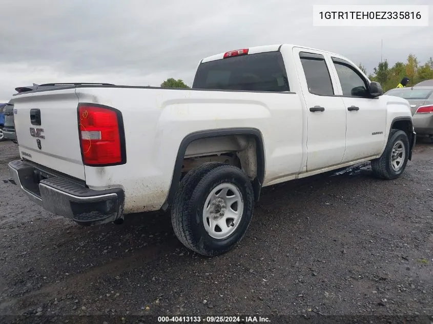 1GTR1TEH0EZ335816 2014 GMC Sierra 1500