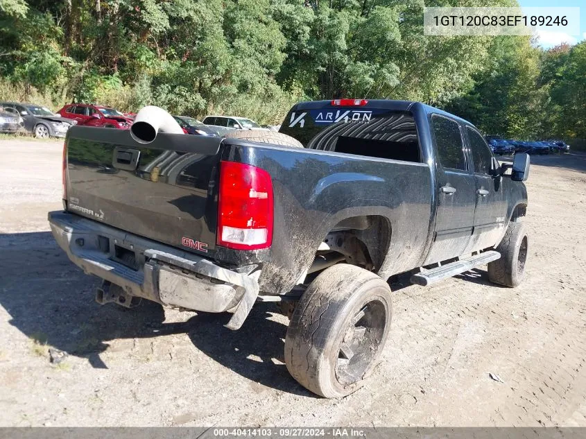 2014 GMC Sierra 2500Hd Sle VIN: 1GT120C83EF189246 Lot: 40414103