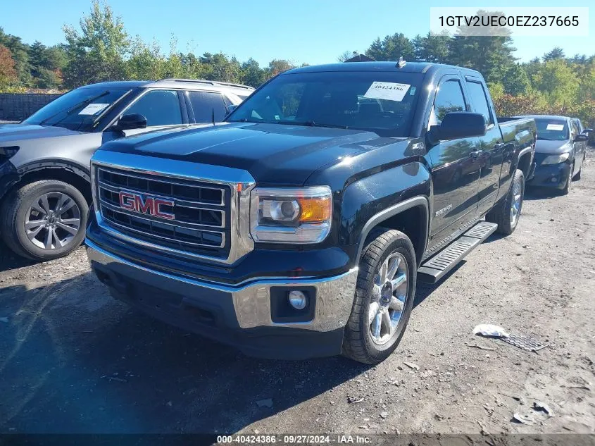 2014 GMC Sierra 1500 Sle VIN: 1GTV2UEC0EZ237665 Lot: 40424386